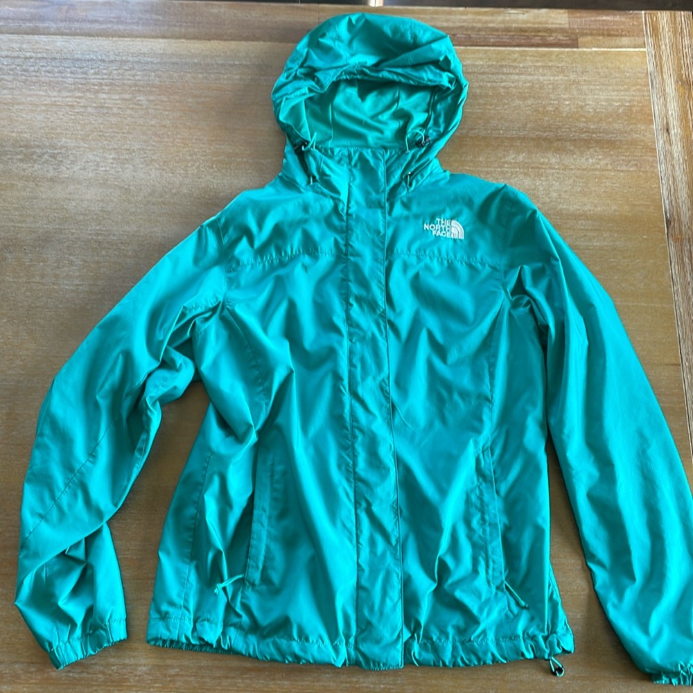 The North Face teal light weight jacket size small